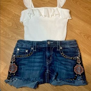 NWOT MissMe Aztec Pattern Shorts